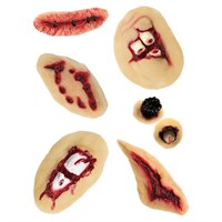 Latex wounds assorti 6pcs.