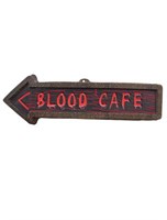 Wall deco blood cafe 