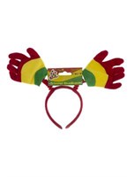 Hair circlet hands red/yellow/green