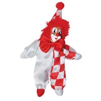 Clown red/white 18cm