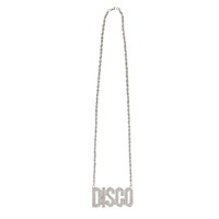 Kette DISCO silber Strass