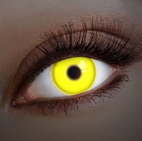 Contact lenses UV yellow