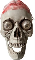 Totenkopf mit LED rot