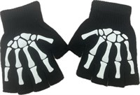 Gloves skeleton fingerless