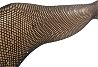 Fishnet tights with rhinestones