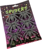 Spiders grey 6 pcs.