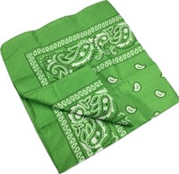 Bandana neon green (54x54 cm)