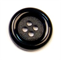 Button Ø23mm black (3,6mm) 10pcs.