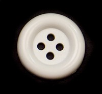 Button Ø30mm white (4,8mm) 6pcs.