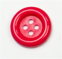 Knoop Ø30mm rood (4.8mm) 6st.