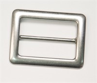 Gesp schot (zilver) zonder doorn (B. 6,5cm)