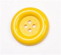 Button Ø38mm yellow (6.0mm) 4pcs.