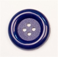 Button blue (6.0mm) Ø38mm 4pcs.