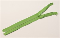 Zipper light green 20cm