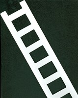 Embleem ladder (g) wit