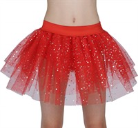 Petticoat Pailletten rot