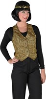 Vest lurex goud