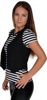 Waistcoat black (ladies)