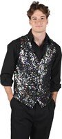 Waistcoat sequins multicolour