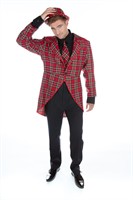 Tailcoat checkered red 