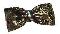 Super bow tie crushed velvet (9x4 cm)