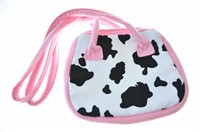 Bag cow de luxe black/white