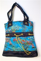 Handbag Japanese turquoise