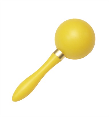 Maracas yellow (Ø=5,5 cm)