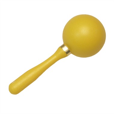 Maracas yellow (Ø=7,5 cm)