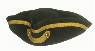 Three-cornered hat  officer black,gold