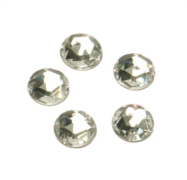 Strass-kreis Silber 24 Stück (10 mm)