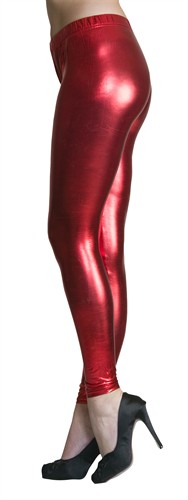 Legging Latex rood  