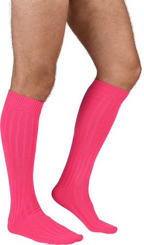 Strümpfe fluor pink