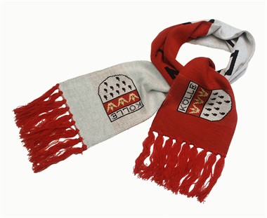 Scarf Cologne red/white(170x19 cm)