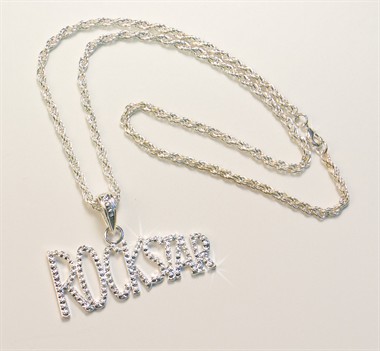 Kette Rockstar Silber (8x3 cm)