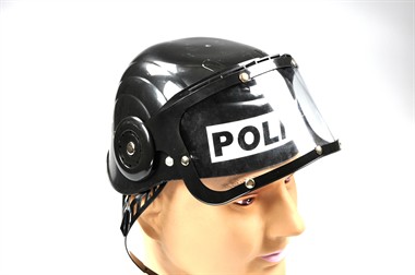 politie-helm met vizier