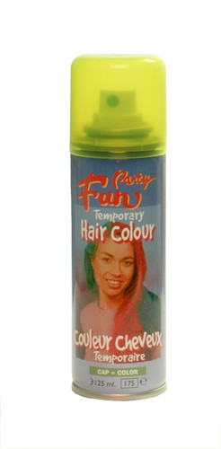 Fluoresecent hairspray yellow 