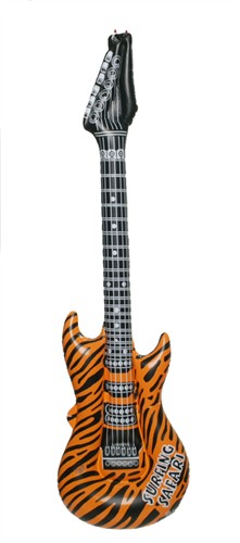 Aufblasbare Gitarre orange 