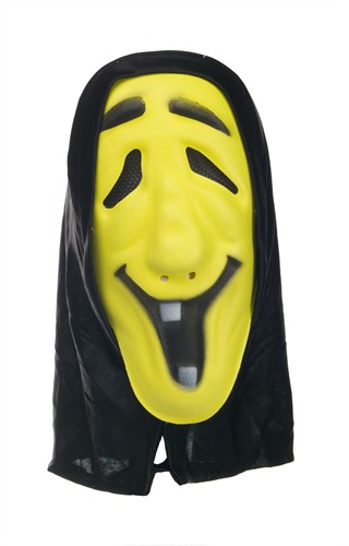 Masker ghost smile halloween (geel)