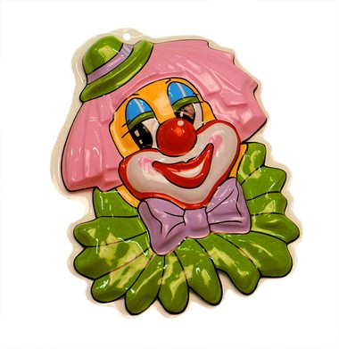 Wall decoration clown collar 28 x 22 cm