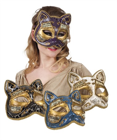 Masker wit Venice Gatta per stuk