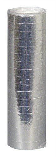 Luftschlangen silber 4m 