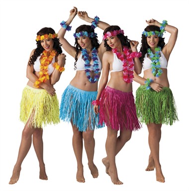 Hawaii set blauw Kalia 4 delig