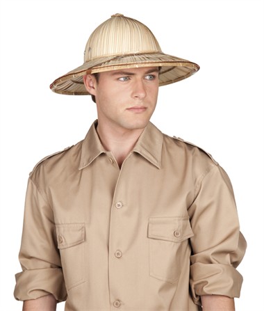 Pith helmet straw