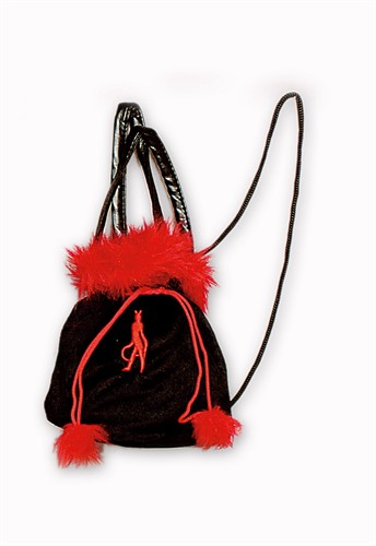 Tas duivel zwart/rood halloween