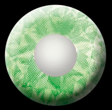 Contactlenzen UV Diamond green (12 maanden)