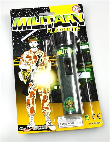 Taschenlampe Militär (ohne Batterie LR14 (c)