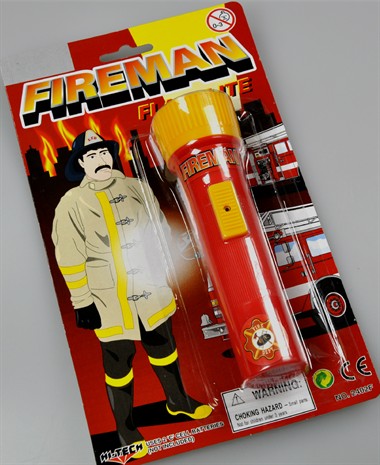 Taschenlampe Feuerwehrmann (ohne Batterie LR14 (c)