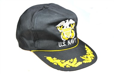 US Navy cap blue