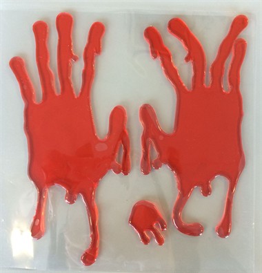 Halloween gel hands decoration